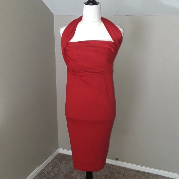 ASOS Dresses & Skirts - ASOS Sleeveless Red Knit Dress